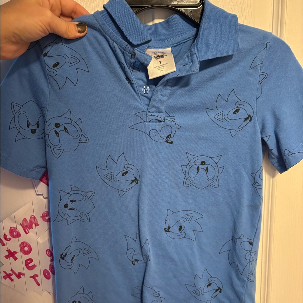 Jumping Beans SONIC Blue Polo